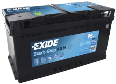 Акумулатор EXIDE AGM 95AH 850A R+