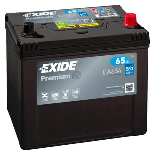 Акумулатор EXIDE PREMIUM 65AH 580A R+ JIS