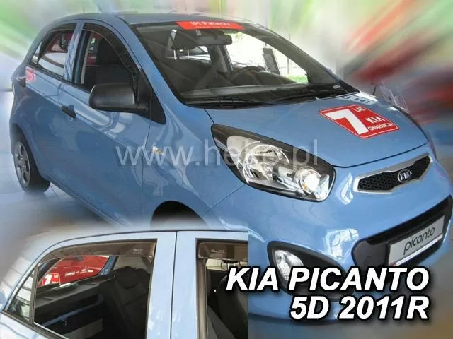 Ветробрани за KIA PICANTO(2004-2011)5 врати-4бр. предни и задни