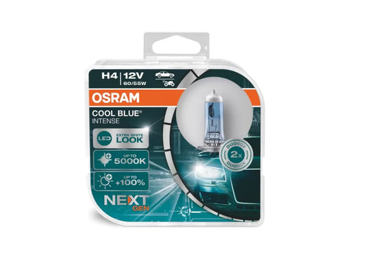 Халогенна крушка Н4 - Osram COOL BLUE INTENSE NEXT GEN - 2бр. блистер