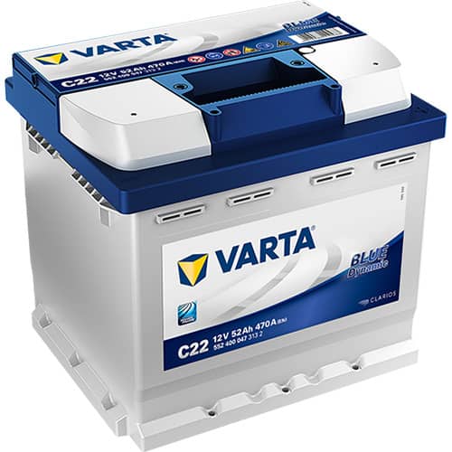 Акумулатор VARTA Blue Dynamic 552 400 047 52AH 470A R+