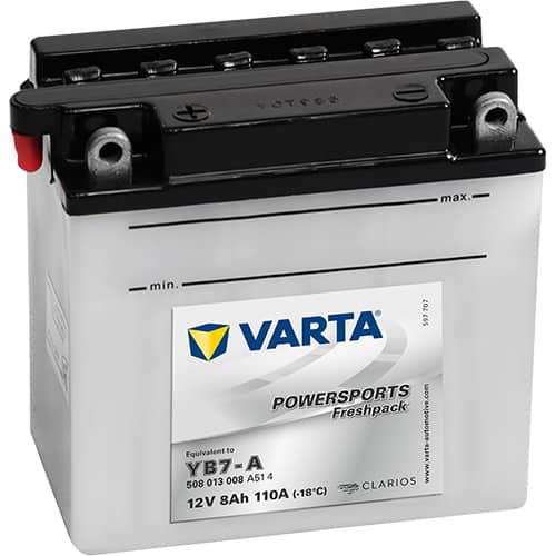 Акумулатор VARTA POWERSPORTS Freshpack 508 013 008 YB7-A CB7-A 8AH 110A 12V L+