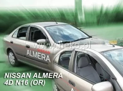 Ветробрани за NISSAN ALMERA N16(2000-2005)sedan 4 вр.-4бр. пред/зад лепящи