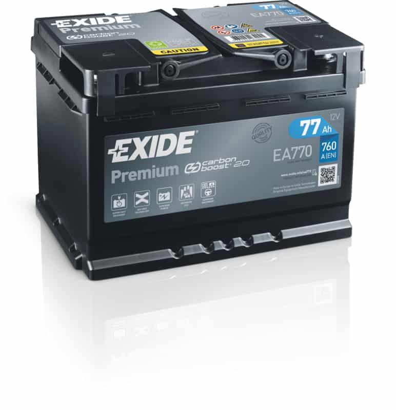 Акумулатор EXIDE PREMIUM 77AH 760A R+