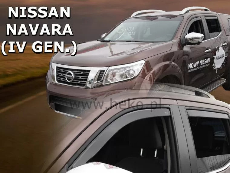 Ветробрани за NISSAN NAVARA(2014+)4 врати-4бр. предни и задни