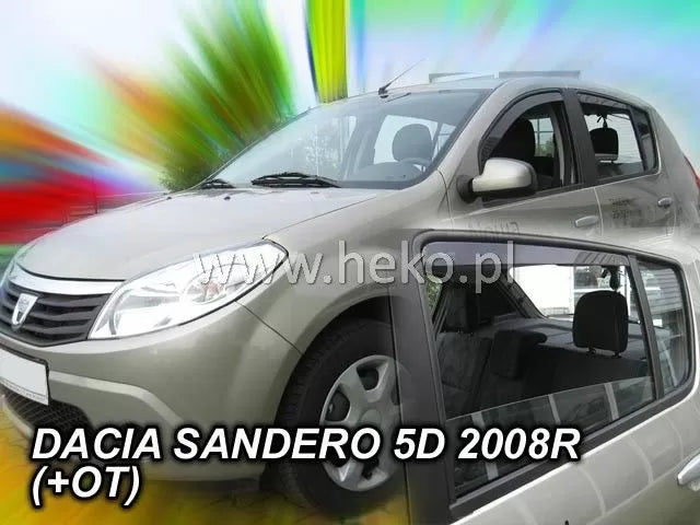 Ветробрани за DACIA SANDERO/STEPWAY I(2008-2012)5 врати-4бр. предни и задни