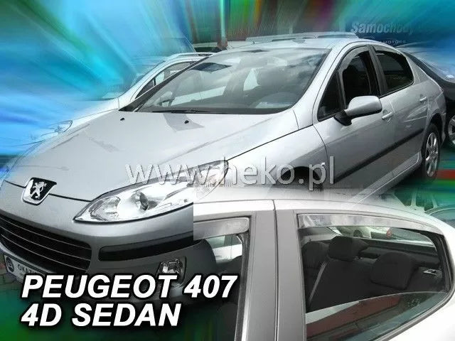 Ветробрани за PEUGEOT 407(2004+)Sedan-4бр. предни и задни