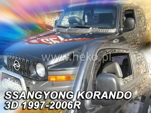 Ветробрани за SSANGYONG ACTYON(2007+)5 врати-4бр. предни и задни