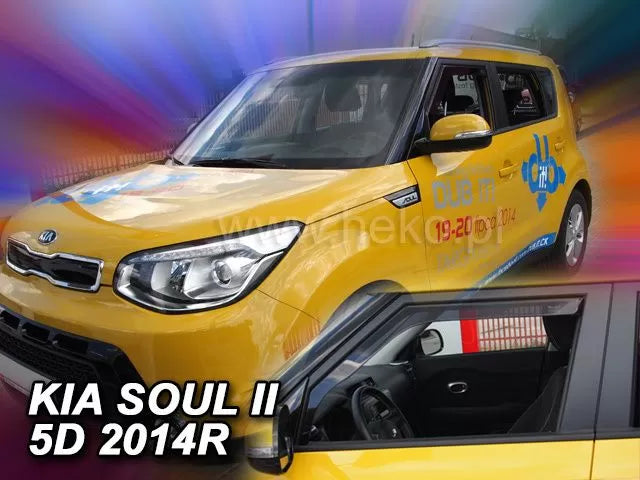 Ветробрани за KIA SOUL(2014+)5 врати-2бр. предни