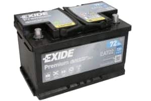 Акумулатор EXIDE PREMIUM 72AH 720A R+