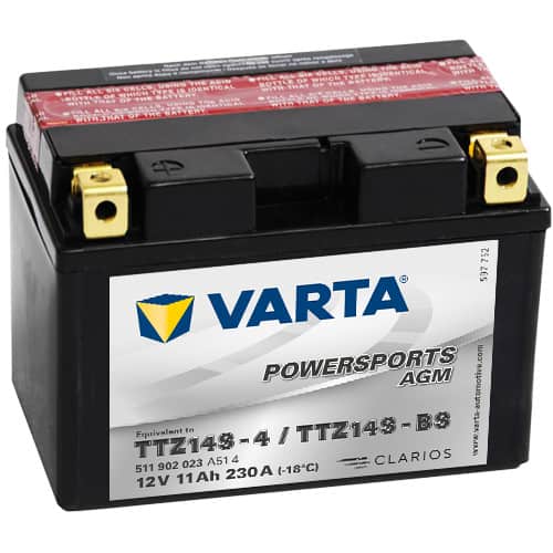 Акумулатор VARTA POWERSPORTS AGM 511 902 023 TTZ14S-BS 11AH 230A 12V L+