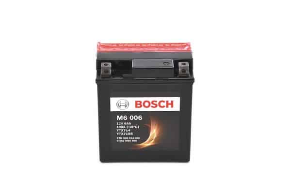 Акумулатор BOSCH M6 AGM YTX7L-BS 6AH 100A 12V R+ BOSCH 0 092 M60 060