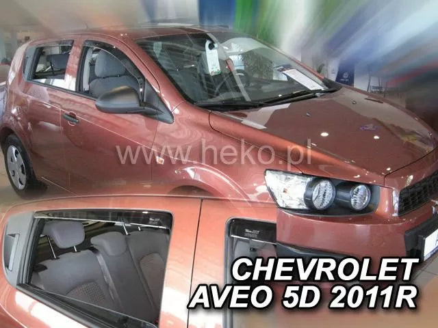 Ветробрани за CHEVROLET AVEO(2011+)5 врати-4бр. предни и задни