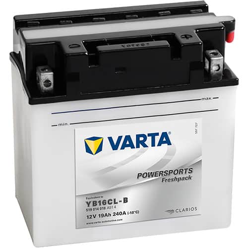 Акумулатор VARTA POWERSPORTS Freshpack 519 014 018 YB16CL-B 19AH 240A 12V R+