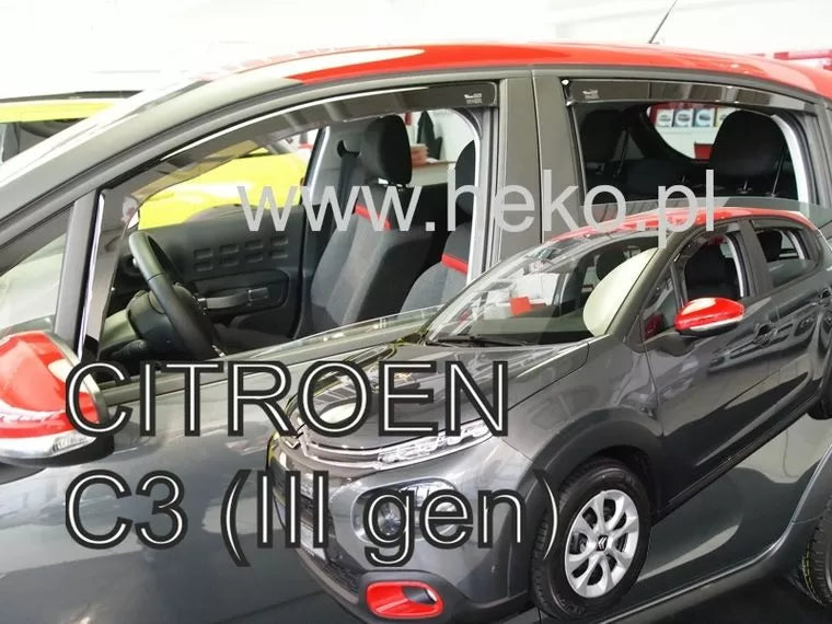 Ветробрани за CITROEN C3 III(2017+)5 врати-4бр. предни и задни