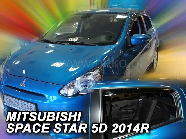 Ветробрани за MITSUBISHI SPACE STAR(2014+)5 врати-4бр. предни и задни