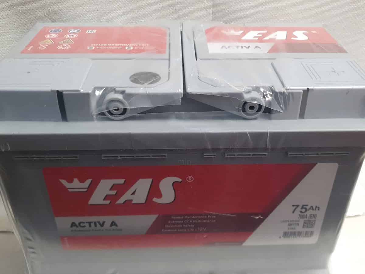 Акумулатор EAS Activa 75Ah 700a 12V R+