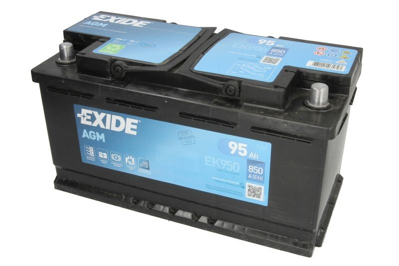 Акумулатор EXIDE AGM START&STOP 95AH 850A R+